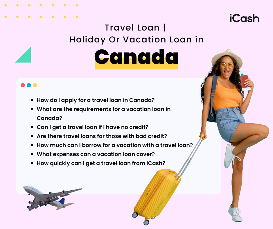 Travel Loan Holiday Or Vacation Loan Canada