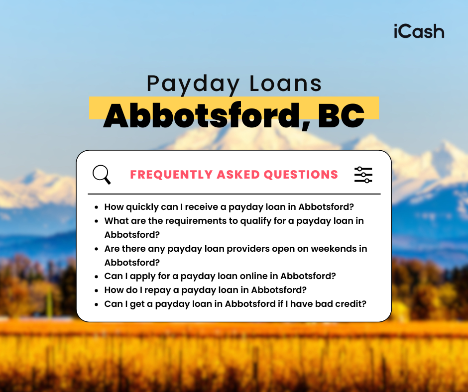 Payday Loans in Abbotsford
