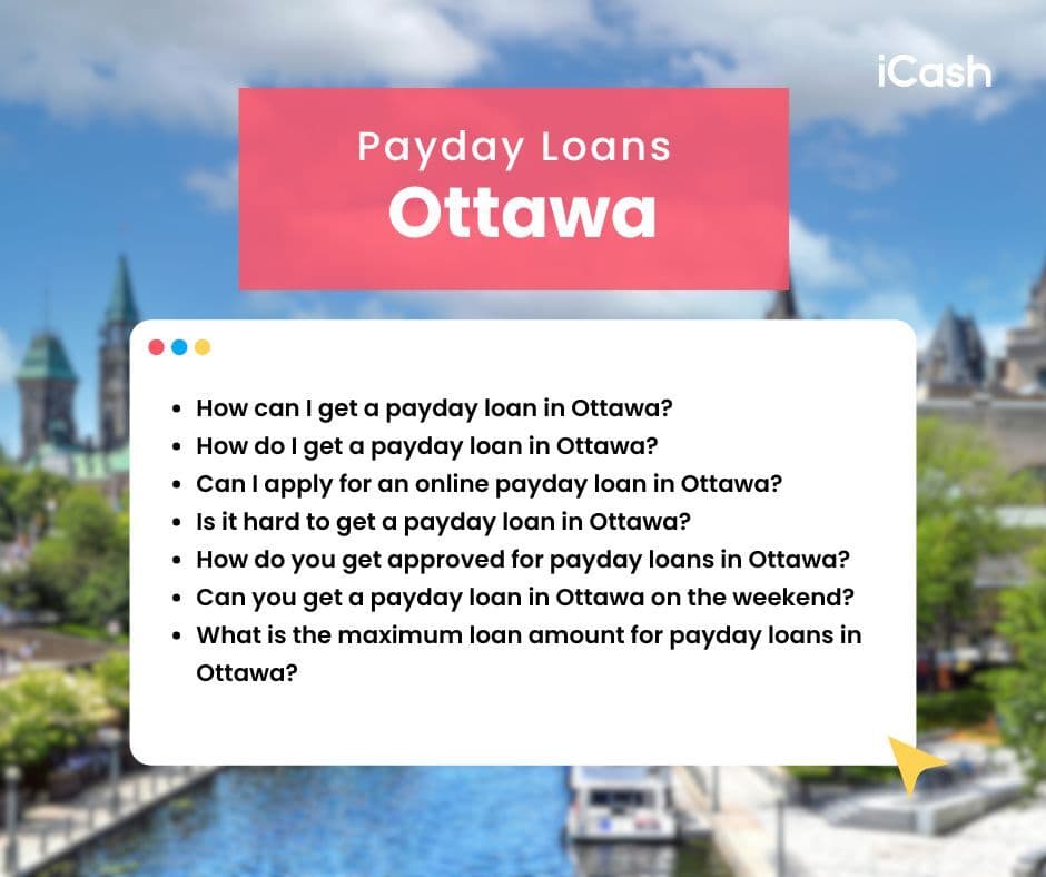 Payday Loans Ottawa Payday Loans in Ottawa