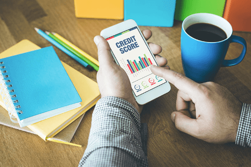 checking-credit-score-on-phone checking credit score on phone