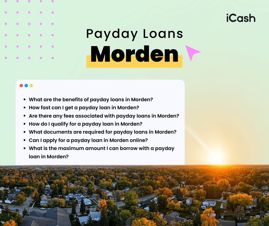 Payday Loans in Morden Payday Loans Morden