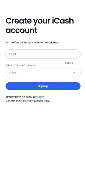 1. Activate your iCash Account Sign up and apply online or on our app.