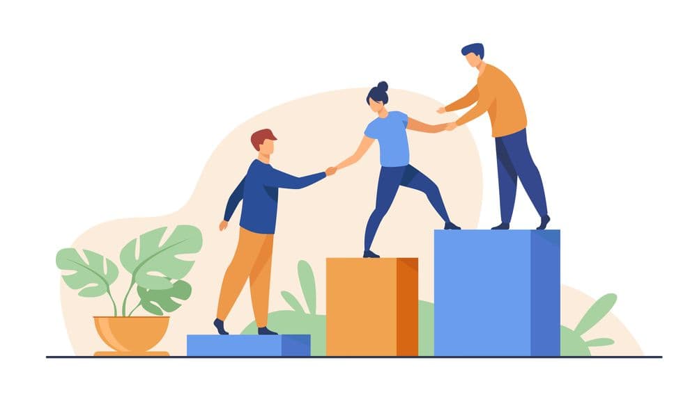 people-helping-eachother-up-steps